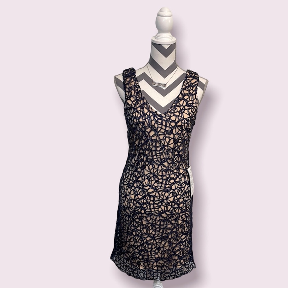 NWT B. Darlin Women Blue Cocktail dress.  sz 9/10